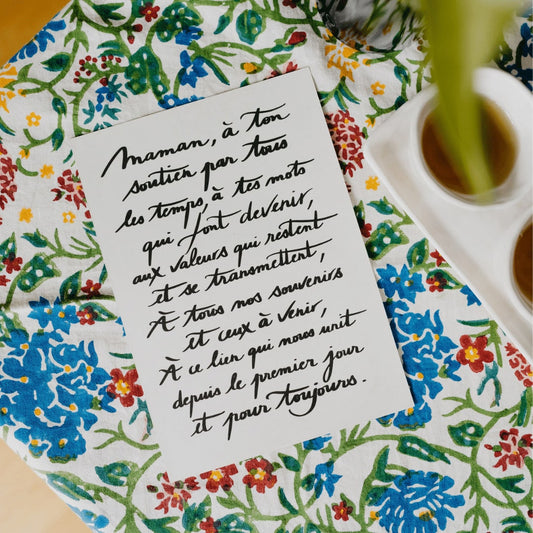 Lettre à Maman – Carte d’Amour à Cœur Ouvert - Lune de cœur