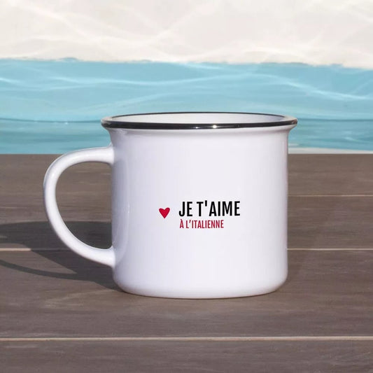 Mug Je t’aime à l’Italienne - Lune de cœur