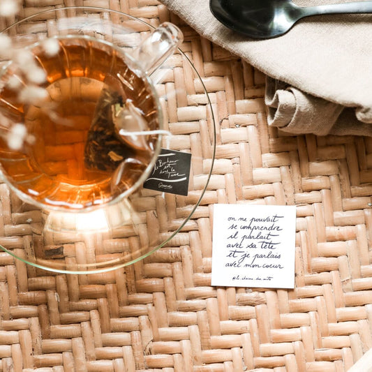 Coffret Infusions Bio & Messages Inspirants - Lune de cœur