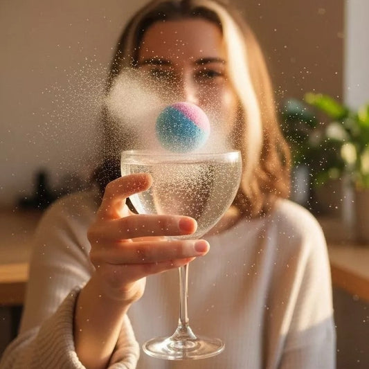 Verre de cocktail aux fraises des bois sans alcool prêt à déguster
