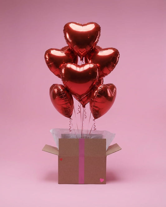 Box Ballon 6 Cœurs – Explosion d’Amour à l’Ouverture