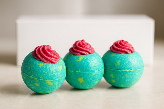 Trio Bombes de Bain Magiques – Sunset, Rainbow & Sunrise - Lune de cœur