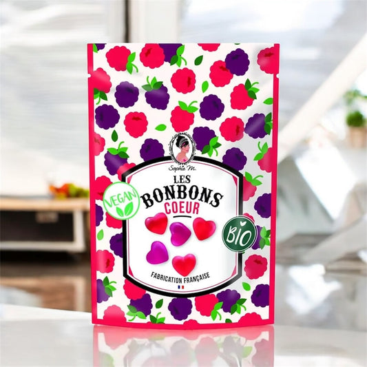 Bonbons Cœurs Bio & Vegan - Lune de cœur