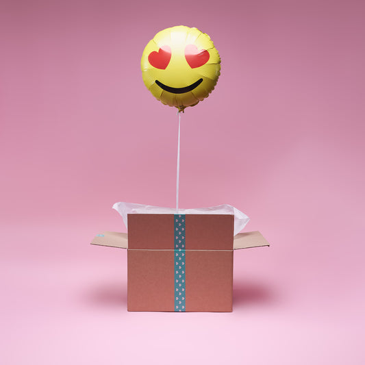 Ballon Emoji Cœur - Lune de cœur