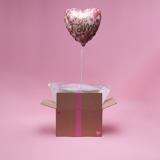 Ballon Je t'aime - Lune de cœur