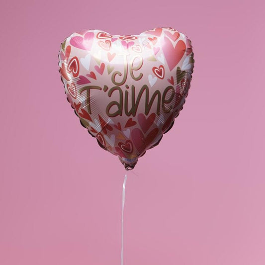 Ballon Je t'aime - Lune de cœur