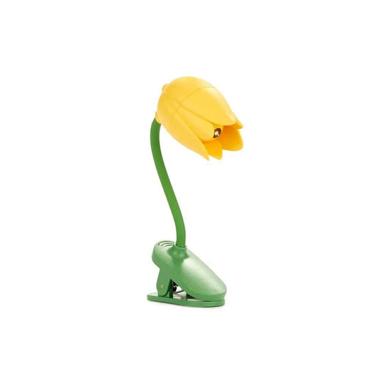 Lampe de lecture tulipe jaune avec clip flexible Balvi
