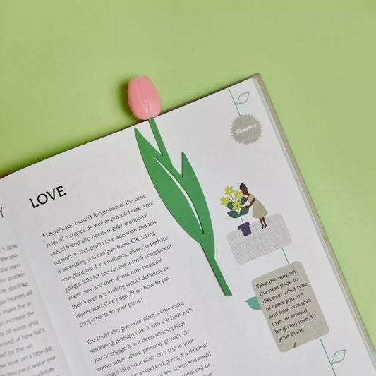 Marque-page Tulipe Rose