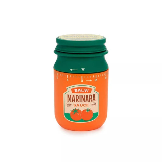 Minuteur mécanique Balvi sans piles – design pot marinara original