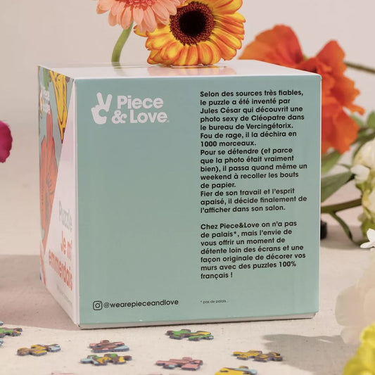 Boîte du puzzle – Je m’emmerdais 1000 pièces, Made in France, zéro plastique
