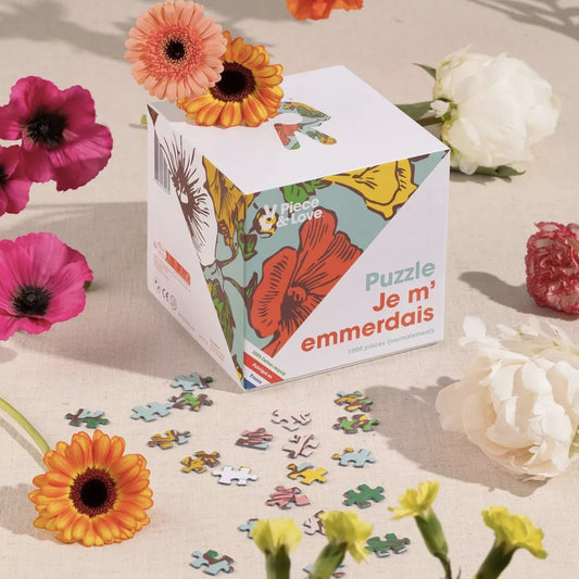 Puzzle – Je m’emmerdais 1000 pièces éco-responsable Lune de cœur