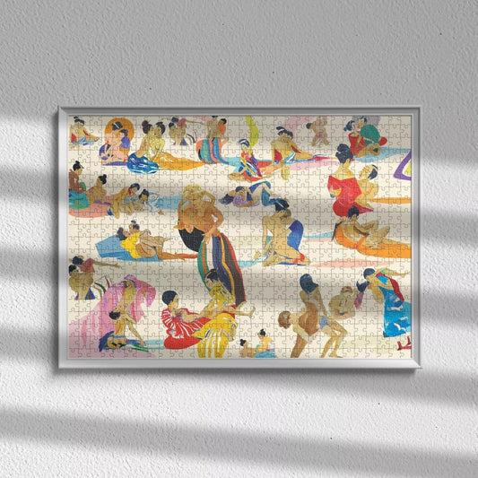 Puzzle terminé – Kamasutra par G.Kero comme décoration murale originale