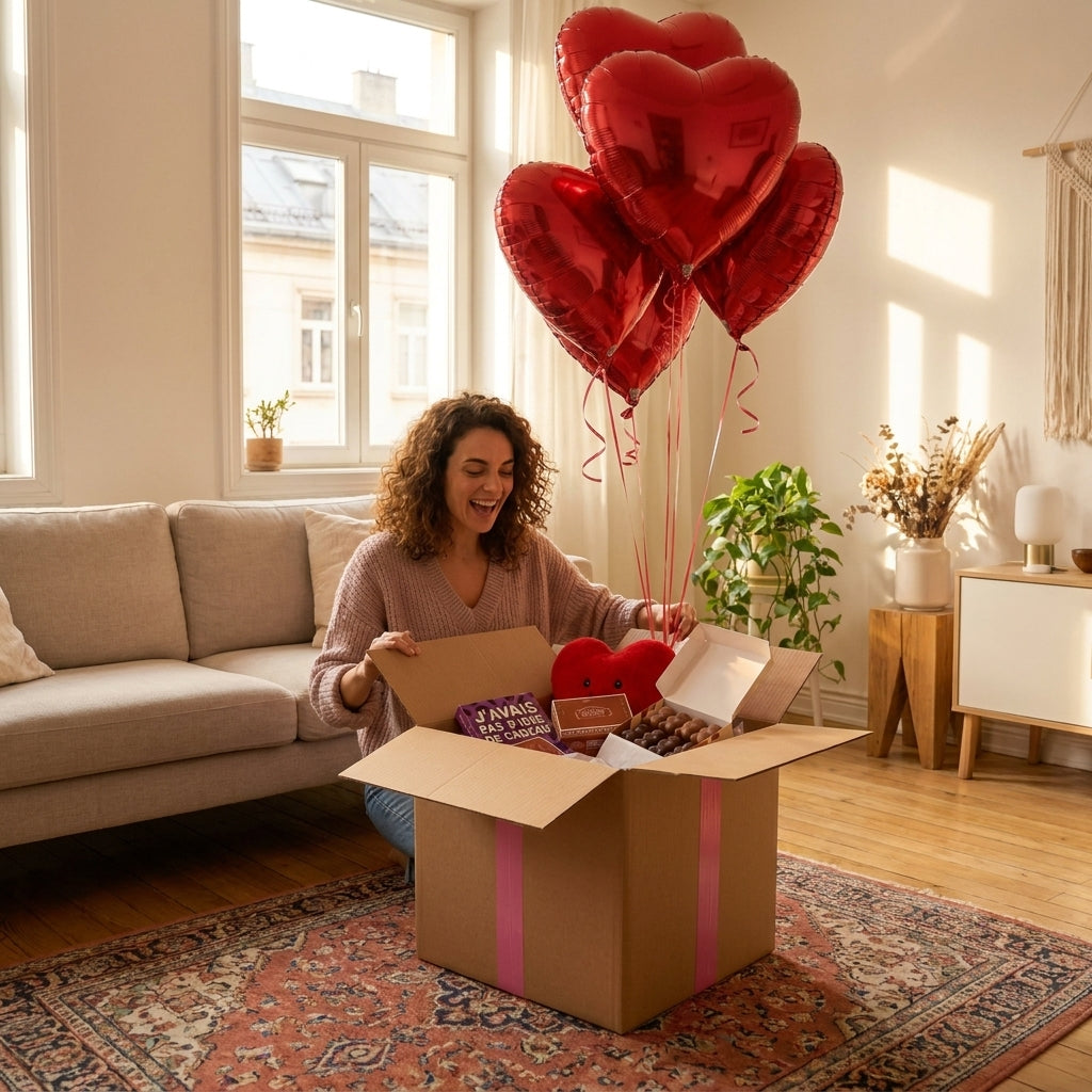 un cadeau à distance pour une femme