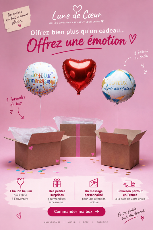 Faire livrer un cadeau en 24h avec Lune de Cœur