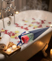 Rose éternelle en savon dans étui cadeau – fleur de bain parfumée