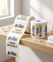 Rouleau papier toilette anniversaire motif ballons Happy Birthday