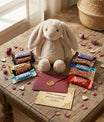Box Peluche & Chocolats — Coffret Surprise Personnalisé - Lune de cœur 
