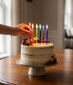 Bougies anniversaire multicolores Lune de Cœur