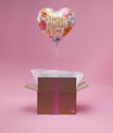 Ballon Bonne Fête Maman - Lune de cœur 