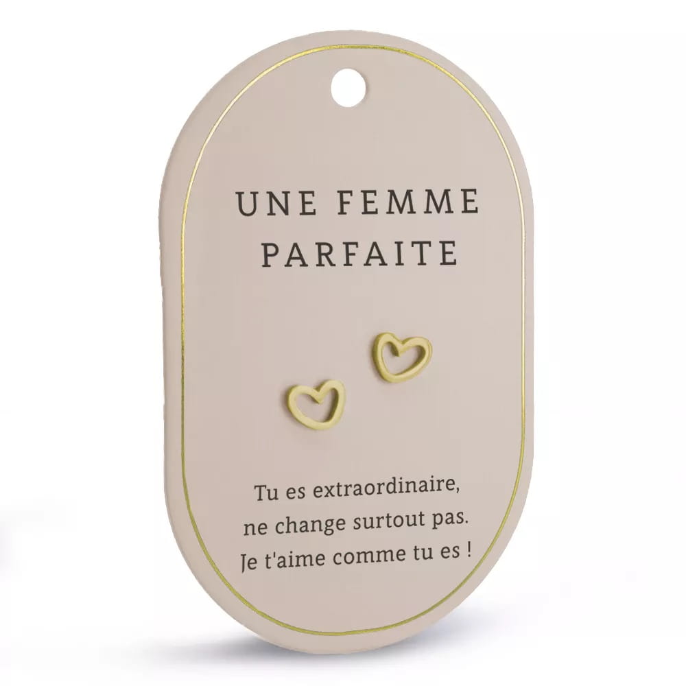  cadeau femme parfaite lune de coeur