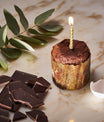Brownie d’Anniversaire avec Bougie - Lune de cœur 