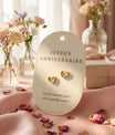 boucles coeur or anniversaire