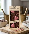Tablette de chocolat au lait avec cœurs roses – Comptoir du Cacao – 90 g