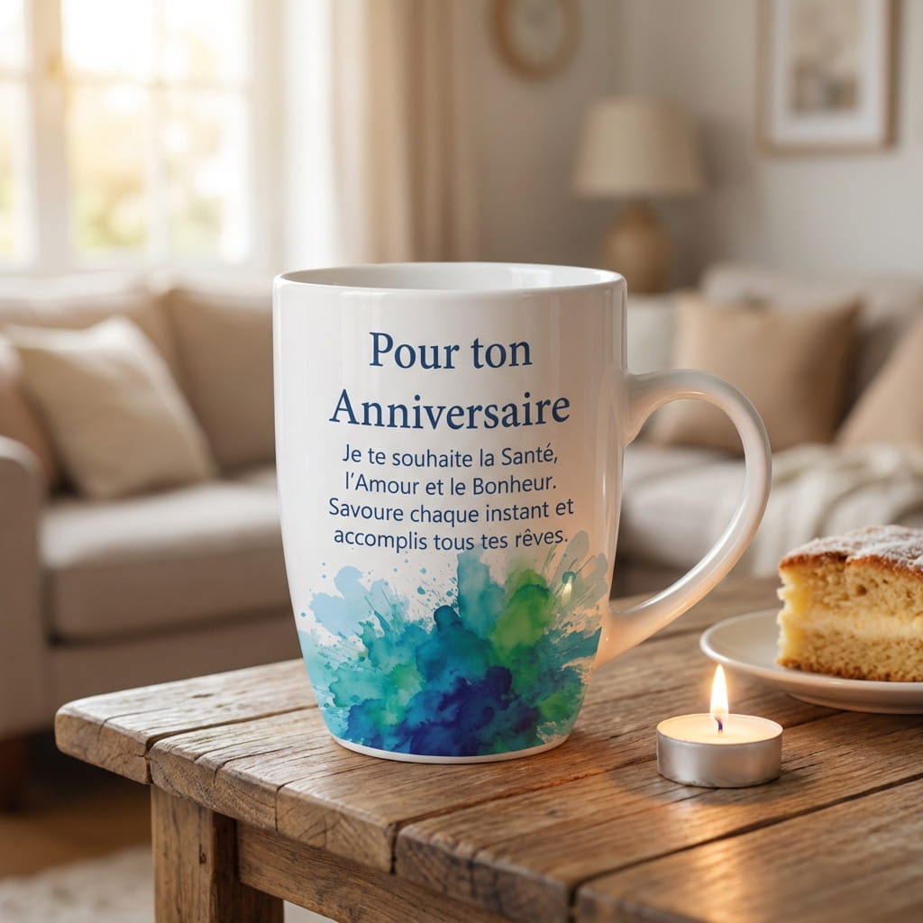 mug pour ton anniversaire cadeau joyeux anniversaire