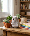 Patate Positive Rose posée sur bureau décoration - idée cadeau fête des mères anniversaire femme