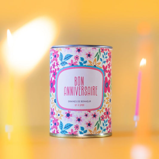 Kit à Semer Bon Anniversaire 🌼 - Lune de cœur 
