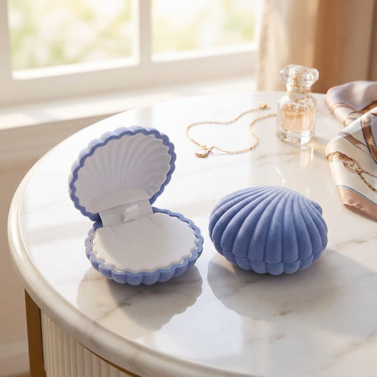 ecrin velours forme coquille premium