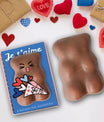 Ourson Guimauve Chocolat XL - Lune de cœur 