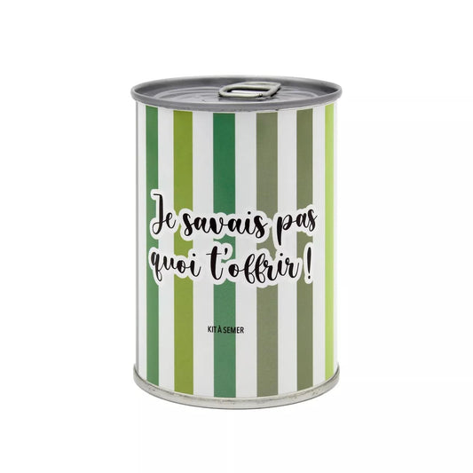 Kit à semer "Je savais pas quoi t'offrir" - Lune de cœur 