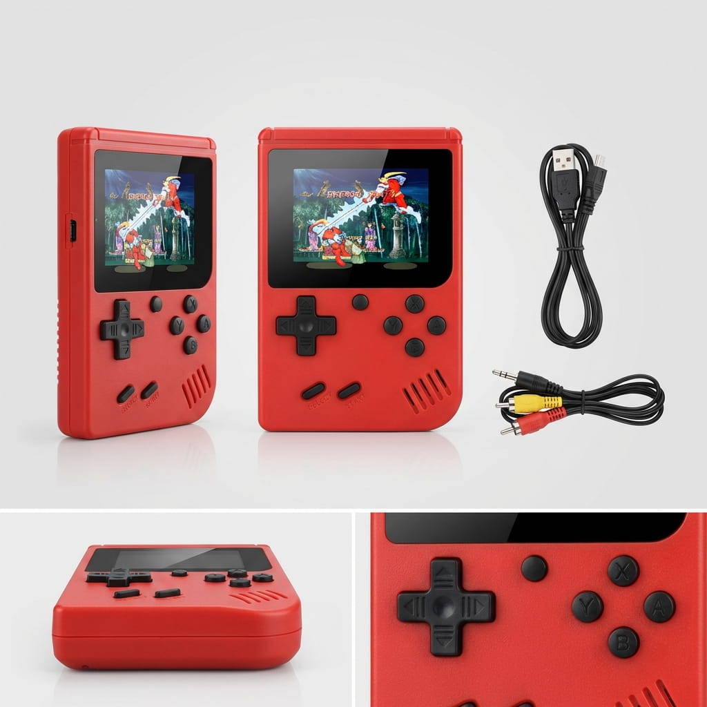 console de jeu 8 bits ecran 3 pouces