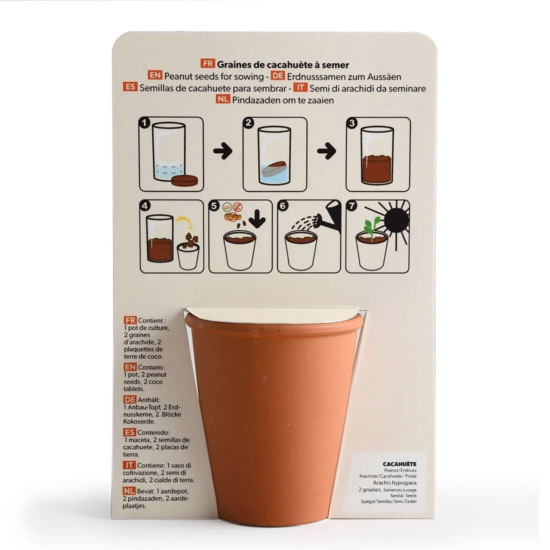 Kit Cacahuètes à Cultiver – L’Apéro Commence au Jardin - Lune de cœur 