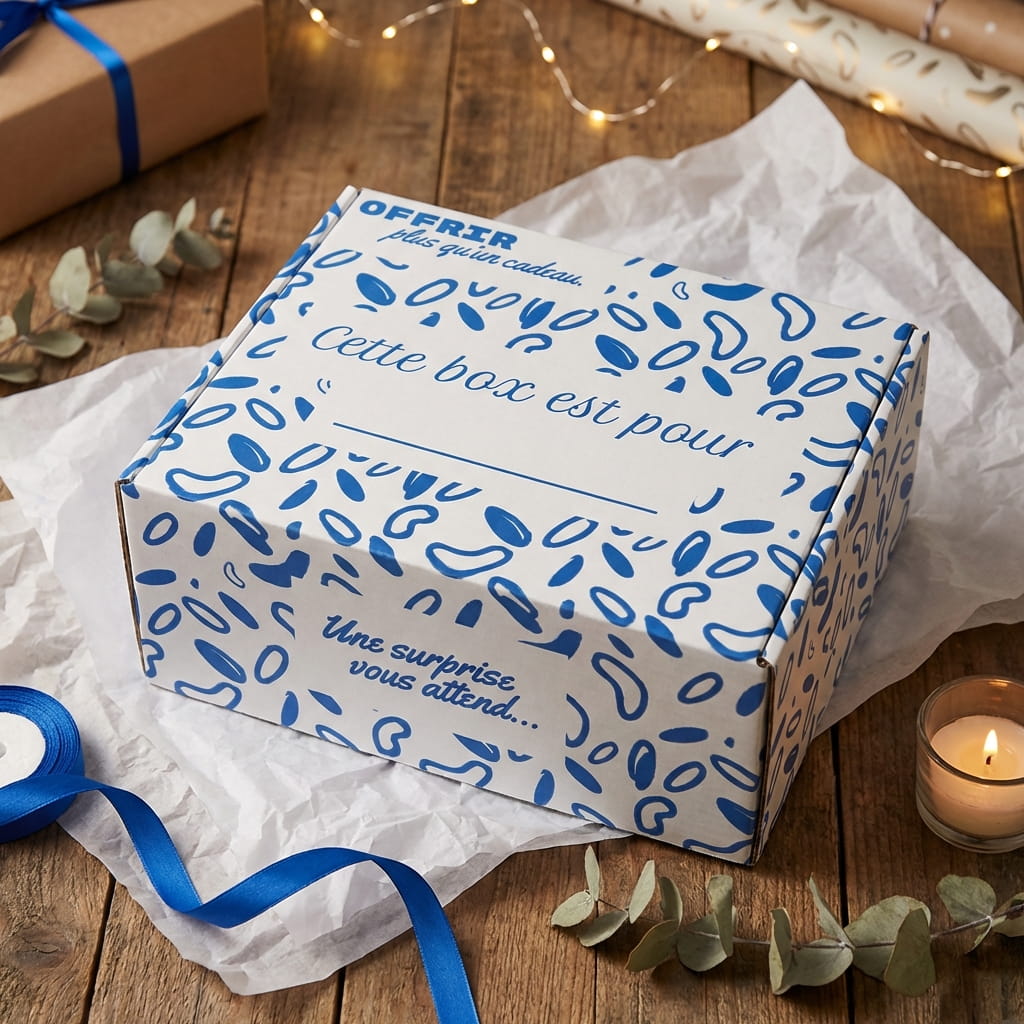 Box cadeau personnalisée avec prénom pour cadeau unique