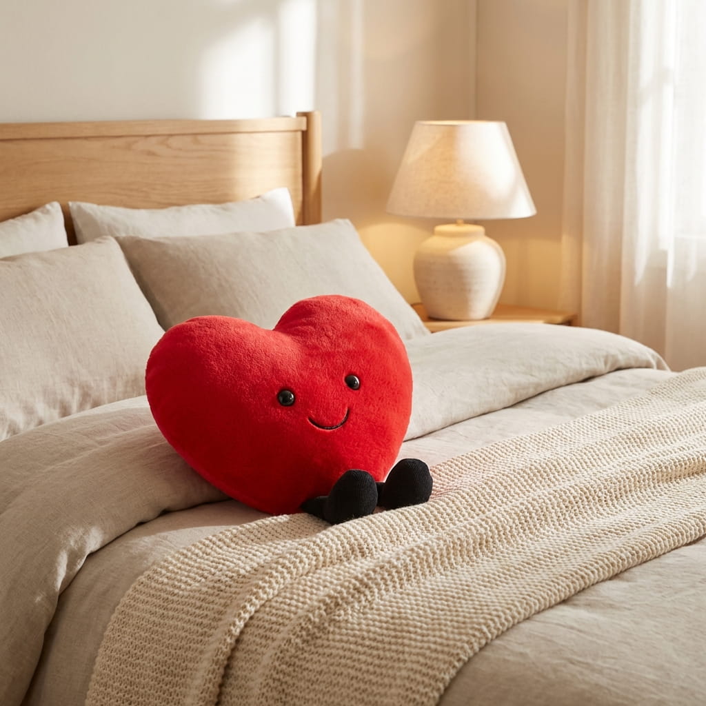 peluche coeur cadeau romantique