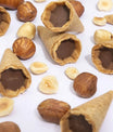 Cornet Gourmand au Chocolat Noisette - Lune de cœur 