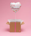 Ballon Bonne fête Maman - Lune de cœur 