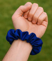 Chouchou en Coton Doux Bleu
