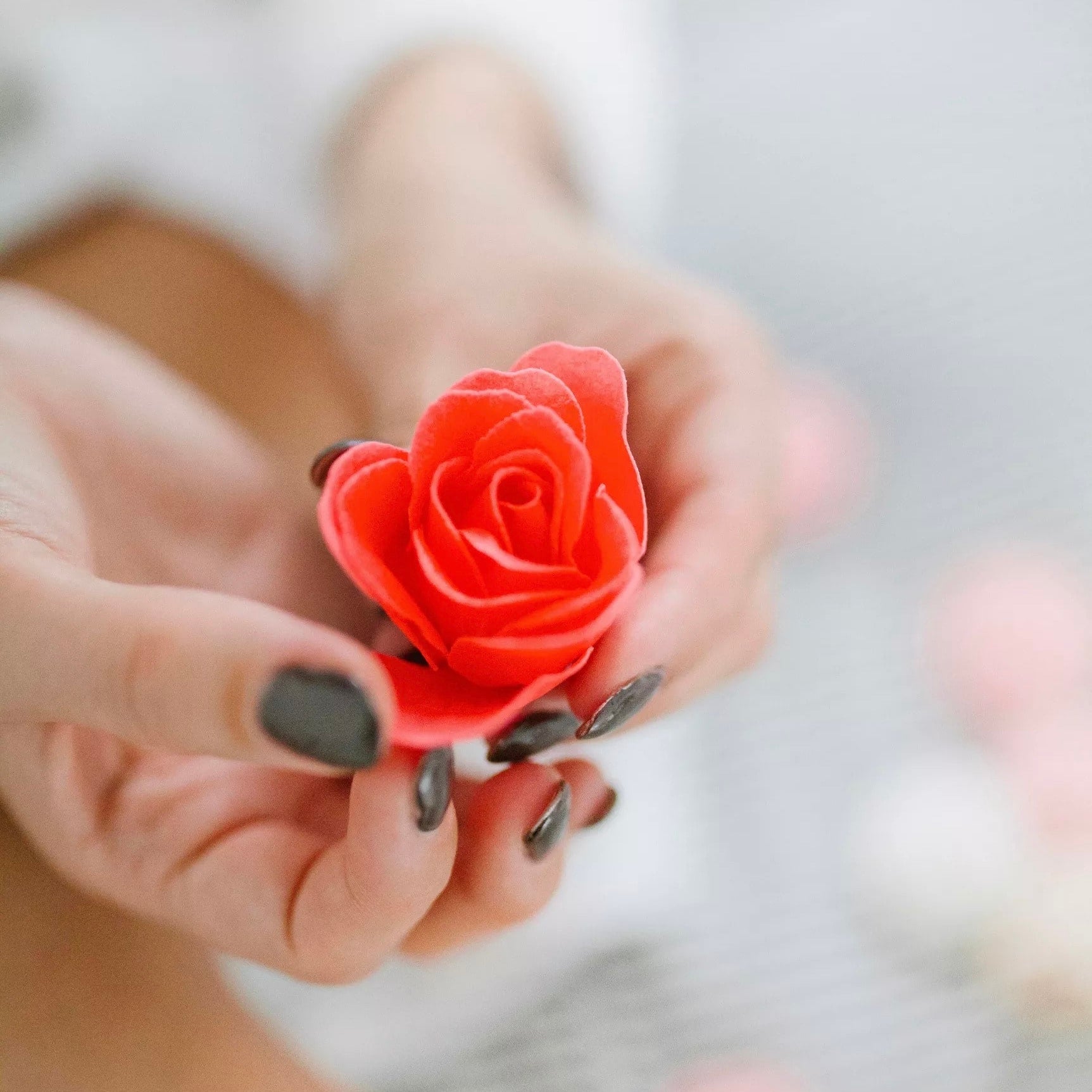 Coffret Luxe – 12 Roses de Bain Parfumées