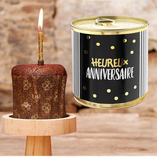 Brownie d’Anniversaire avec Bougie - Lune de cœur 