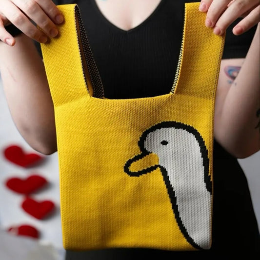 Sac Tricoté Adorable - Lune de cœur 