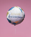 Ballon Joyeux Anniversaire - Lune de cœur 
