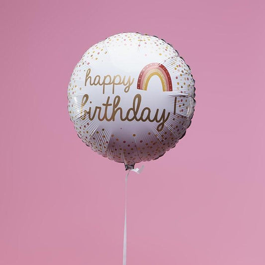 Ballon Boho Birthday - Lune de cœur 