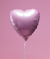 Ballon Cœur Pastel Rose - Lune de cœur 