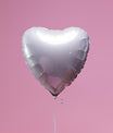 Ballon Cœur Blanc - Lune de cœur 