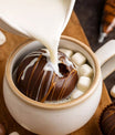Chocolat chaud préparé au chocolat