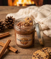 Bougie Cookies Chocolat allumée - ambiance cocooning et pâtisserie