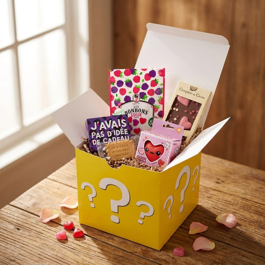 Box cadeau surprise personnalisée originale et gourmande